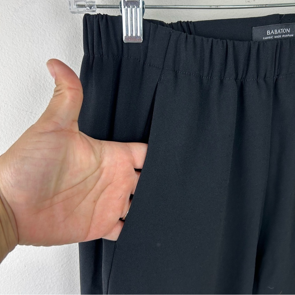 Babaton Aritzia Dexter Black Ankle pull-on dress pants size: S - Picture 6 of 12